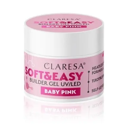 Gel de construcție Claresa Soft&Easy Baby Pink, 45g Vezi acum