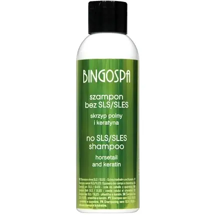 Șampon Bingo Spa, Formula cu Căpșuță și Keratină, Fără SLS/SLES, Culoare Verde, 100ml Cumpără online