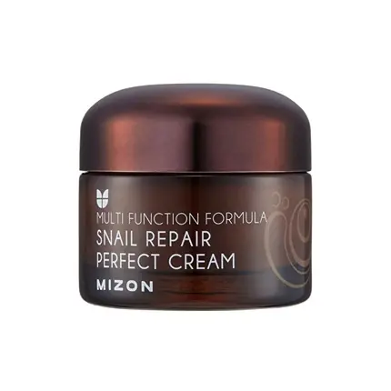 Crema de față Mizon Snail Repair Perfect Cream, ambalaj brun metalizat Ofertă de sezon