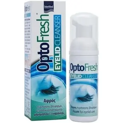 Preferatul clienților Optofresh, Eyelid Cleanser Spumă pentru Curățare 50ml