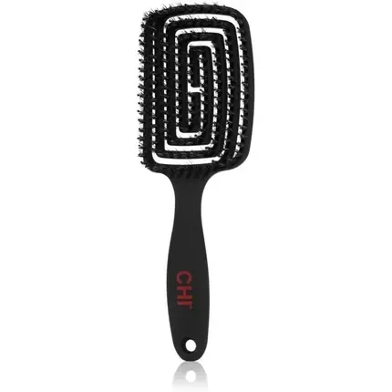 Perie de păr CHI Flexible Vent Brush, neagră, cu ventilație Ofertă exclusivă