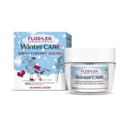 Cremă Zilnică Floslek WinterCare 50ml albă ambalaj cu fulgi Plată sigură