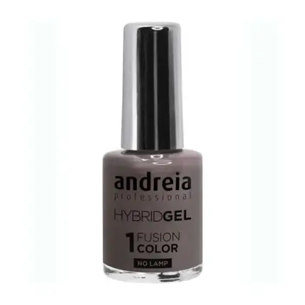 Bestseller Lac Unghii Andreia Hybrid Fusion H63, 10.5ml, Gri Bej, Formă Rotundă