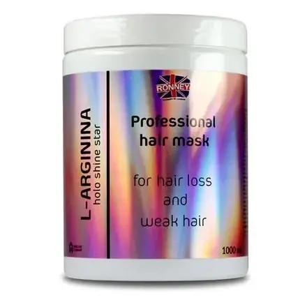 Masca de Păr Ronney L-Arginine Holo Shine Star, Alb Retur gratuit