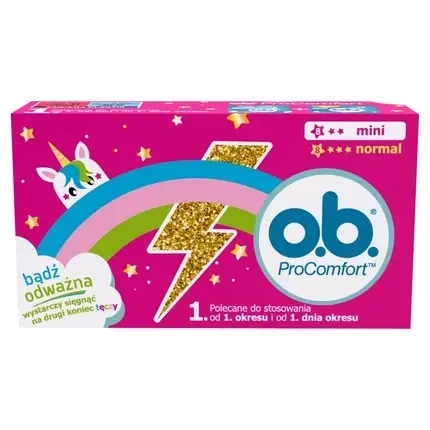 Tampoane O.B. ProComfort, Normal + Mini, 16 buc Cel mai bun preț