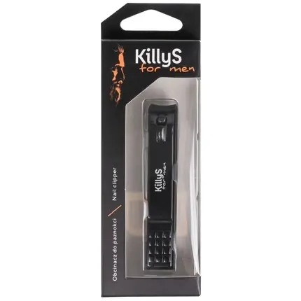Disponibil imediat Killys For Men Nail Clipper - Cutter pentru unghii mari, Killys, Negru, Oțel inoxidabil