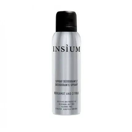 Doar azi Spray Deodorant Insium, Bergamotă și Citrice, argintiu, 100ml