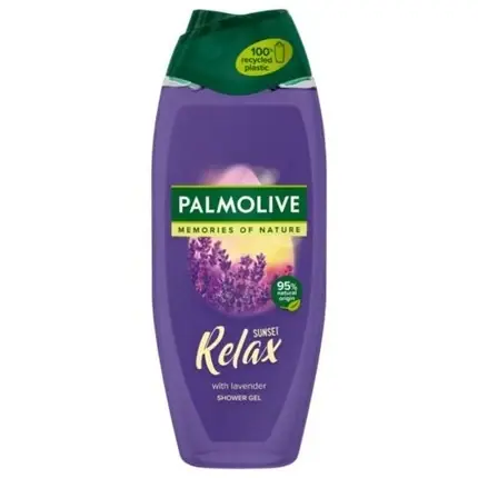 Gel de duș Palmolive, Memories of Nature Sunset Relax, 500ml, cu lavandă Mai ieftin