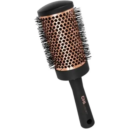 Retur gratuit Chi Large Luxurious Round Brush, Rotundă, Negru-Cupru