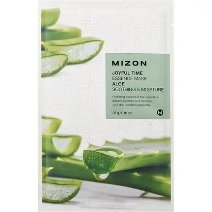Mască facială tip hârtie, Mizon, Joyful Time Aloe Essence Mask, 23g Premium
