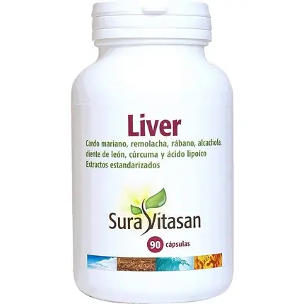 Sura Vitasan Liver, Supliment alimentar pentru ficat, 90 capsule Plată sigură