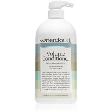 Retur gratuit Condiționar de volum Waterclouds, 1000 ml, ambalaj alb cu pompă