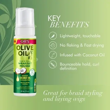 Mousse Organic Root Stimulator cu Ulei de Măsline, 207ml Retur gratuit