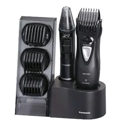 Ieftin Set de toaletare Panasonic ER-1071, aparat de tuns și trimmer pentru nas/urechi, negru