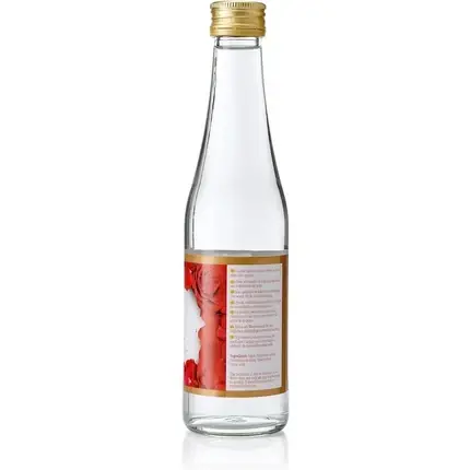 Retur gratuit Dabur Premium Red Rose Water, Spray facial, 250ml, sticlă transparentă, etichetă roșie