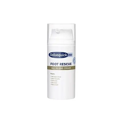 Preț mic Cremă pentru Picioare Salvequick Foot Rescue All In One, 100 ml, alb