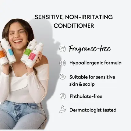 Doar azi Condiționer pentru părul uscat, No Nothing Sensitive Moisture Conditioner, 340g, Fără parfum