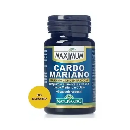 Integrator alimentar Naturando Maximum Cardo Mariano 40 Capsule Reducere de preț