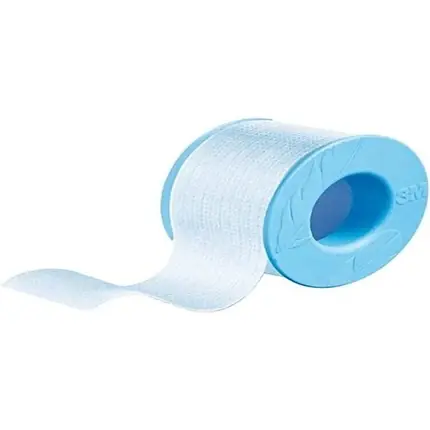 Bandaj adeziv 3M cu benzi de tifon, albastru, 5m x 2.5cm Lichidare de stoc