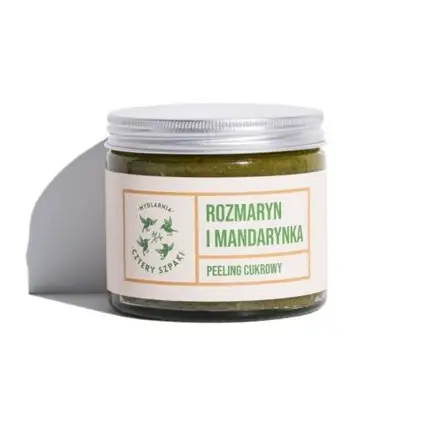 Scrub Corp, Cztery Szpaki, Peeling Rozmarin și Mandarină 250ml, Verde Vezi acum