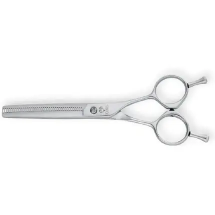 Preț promoțional Foarfece de păr Joewell E-Series 40T, tăiere subțire, design ergonomic, argintiu