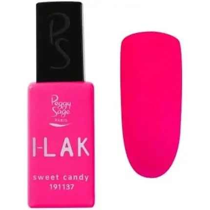 Cumpără online Peggy Sage I-LAK Soak-Off Gel Polish Sweet Candy, 11ml, roz vibrant