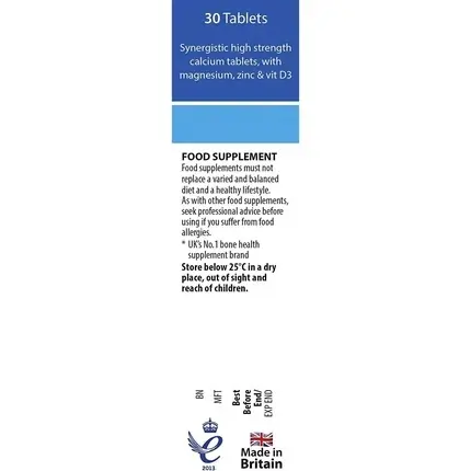 Vitabiotics Osteocare, tablete, 30 buc, calciu, magneziu, zinc, Vit D3 Livrare rapidă