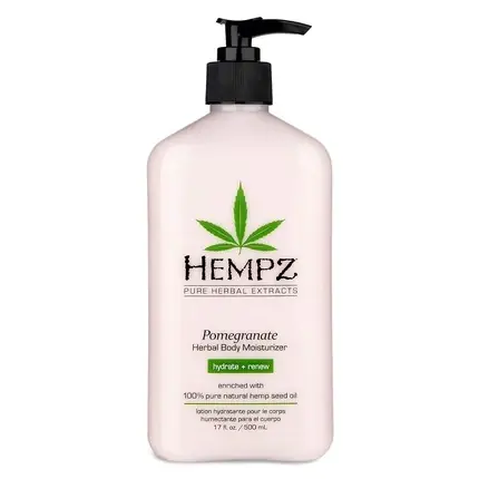 Plată sigură Hempz Pomegranate Herbal Body Moisturizer 500ml - Loțiune de corp hidratantă fără parabeni