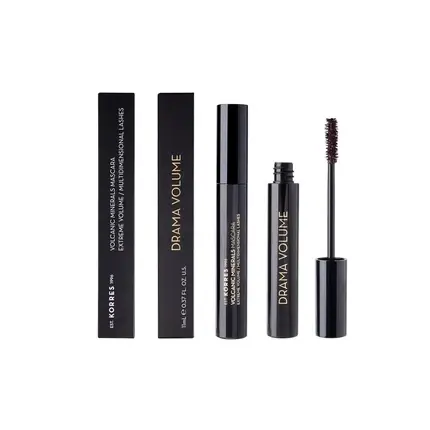 Cel mai bun preț Mascara Korres Black Volcanic Minerals Drama Volume Plum Brown