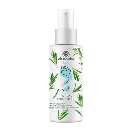 Loțiune Picioare Alessandro Spa - Herbal Foot Lotion, 140g, Alb Disponibil imediat