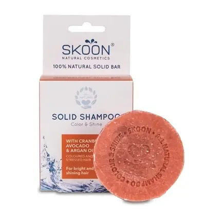 Șampon solid Skoon Color & Shine, 246g Premium
