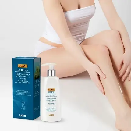 Crema Anticelulitică Guam, 260g, ambalaj alb și albastru Cel mai bun preț