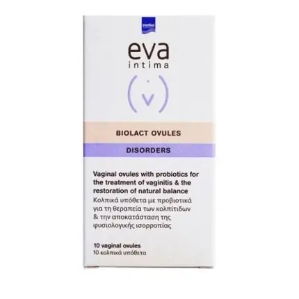 Reduceri Supozitoare Intima Eva Biolact, pentru tratamentul vaginitelor, 10 buc