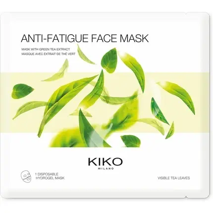Cel mai vândut Kiko Milano Antifatigue Face Mask, Hidrogel, Extract de Ceai Verde, 40g