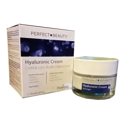 Discount Cremă hidratantă zi-noapte Farmona Perfect Beauty cu acid hialuronic, 50 ml