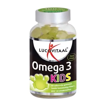 Preț promoțional Gumii Omega 3 Kids, Lucovitaal, 60 buc, gust de măr