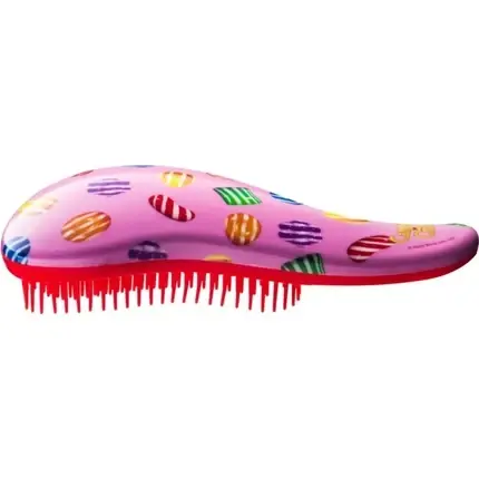 Perie Detangling pentru copii, roz cu imprimeuri colorate Calitate înaltă