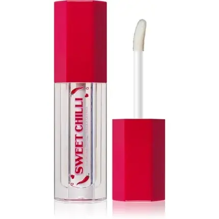 Ulei de buze cu efect de umplere, I Heart Revolution Sweet Chilli Plumping Lip Oil, Clear, 4 ml Ofertă exclusivă