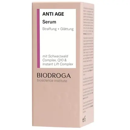 Noutate Serum facial anti-îmbătrânire Biodroga cu Complex Schwarzwald, Q10 & Instant Lift, 15ml