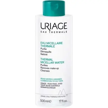 Bestseller Apă Micelară Termală Uriage pentru Piele Mixtă și Grasã, 500ml