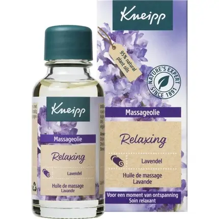 Ieftin Ulei de masaj Kneipp Lavandă Relaxant, 166 ml, sticlă transparentă cu capac verde