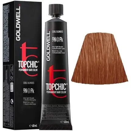 Culoare de păr permanentă Goldwell Topchic 9N Pink, 60ml Preferatul clienților