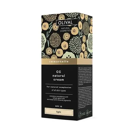 Crema CC cu Ulei de Imortelă, Pigmenți Minerali, Light, 50ml Cumpără acum