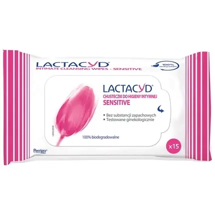 Mai ieftin Șervețele Intime Lactacyd Sensitive, Fără Arome, 15 buc