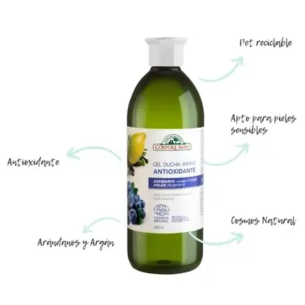 Vezi acum Gel de Duș Corpore Antioxidant cu Ulei de Argan și Fructe de Pădure, 600ml