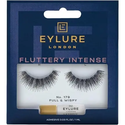 Expediere rapidă Gene false Eylure Luxe Pro Magnetic No. 179, Full & Wispy, culoare neagră