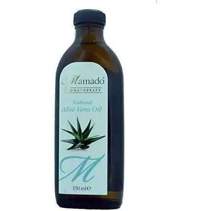 Cumpărături sigure Ulei corp Mamado, Natural Aloe Vera Oil, 150ml, ambalaj sticlă maro