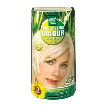 Super ofertă Hennaplus Lasting, Vopsea de păr High Light Blond 1000