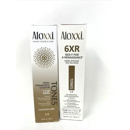 Colorant demipermanent Aloxxi Tones 6XR, brun închis intens roșu Preț promoțional