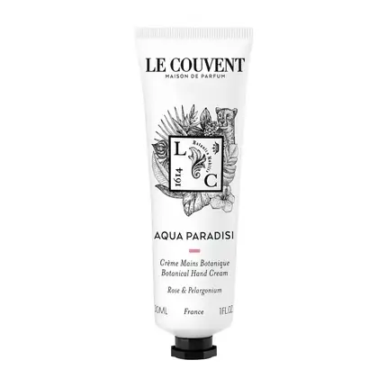 Plată sigură Cremă de Mâini Aqua Paradisi, Le Couvent des Minimes, cu miros de trandafir și pelargonium
